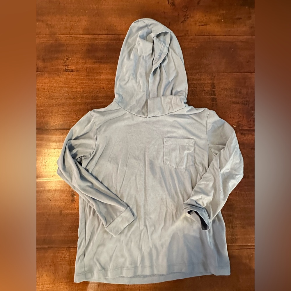 Free Fly Apparel | Youth Bamboo Shade Hoodie | 6T | Blue/grey